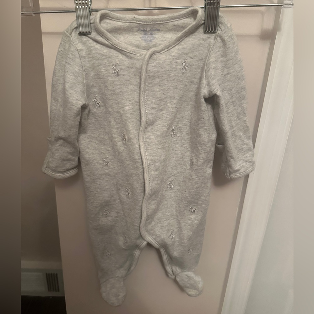 Ralph Lauren footed coverall baby boys